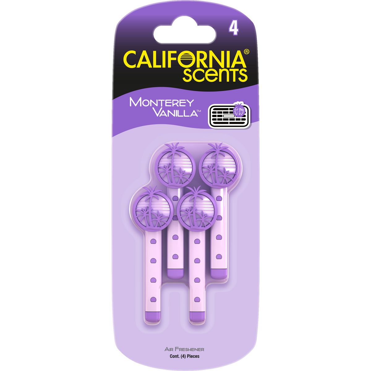 California Scents Monterey Vanilla Vent Sticks E303681100