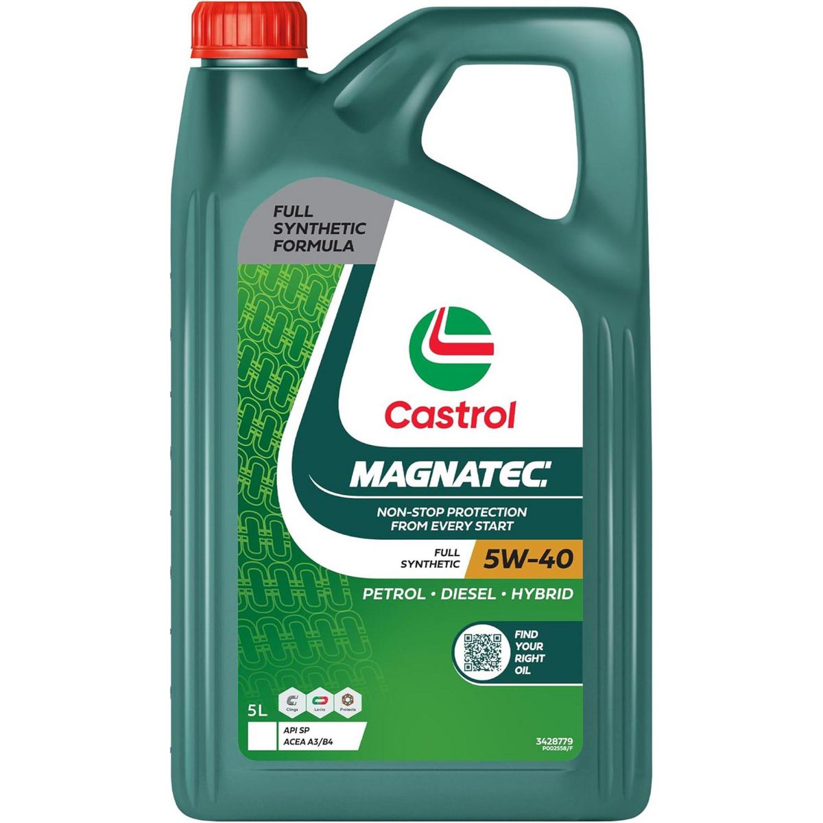 Castrol MAGNATEC 5W-40 Engine Oil 5L 3428779