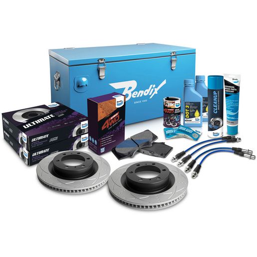 Bendix Ultimate 4x4 Brake Upgrade Kit Front (Suits 2" Lift) U4WD-BUK19+2