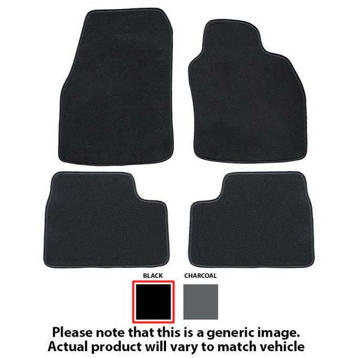 Sunland Car Floor Mats  - Black 4 Piece TPA17014