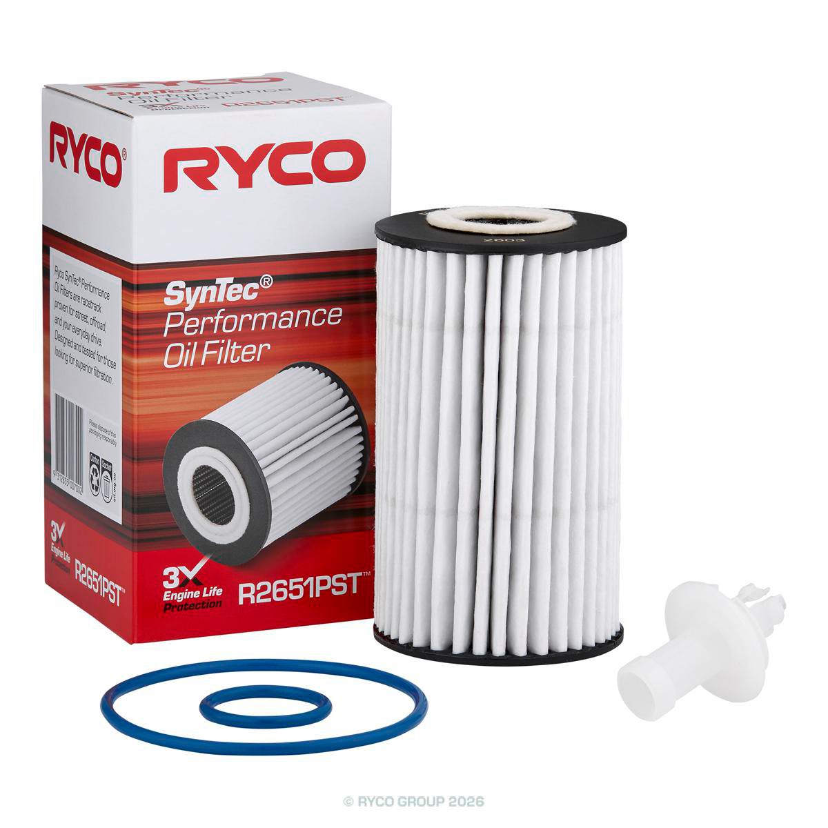 Ryco Syntec Oil Filter R2651PST