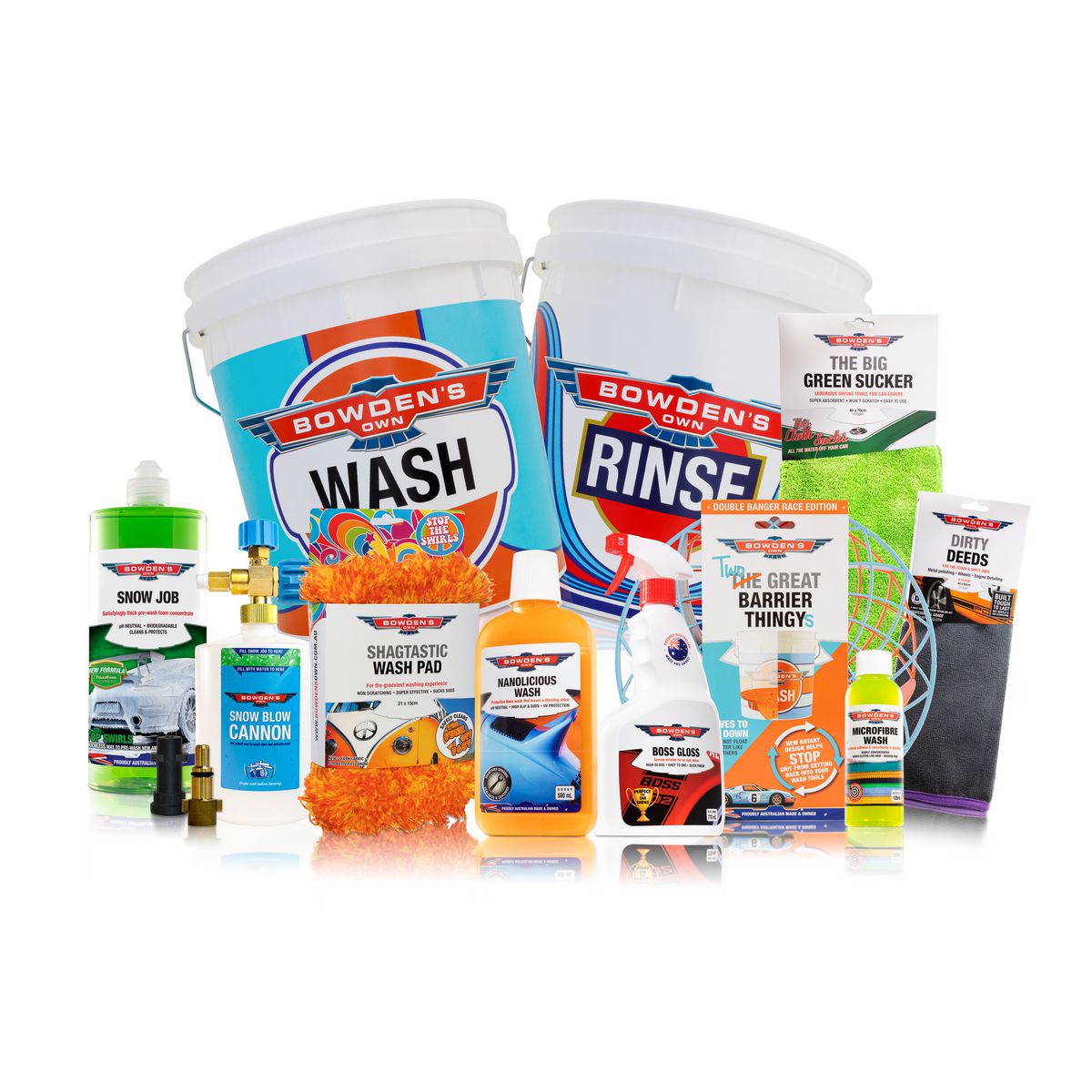 Bowden's Own Safe Wash System 12pc Kit