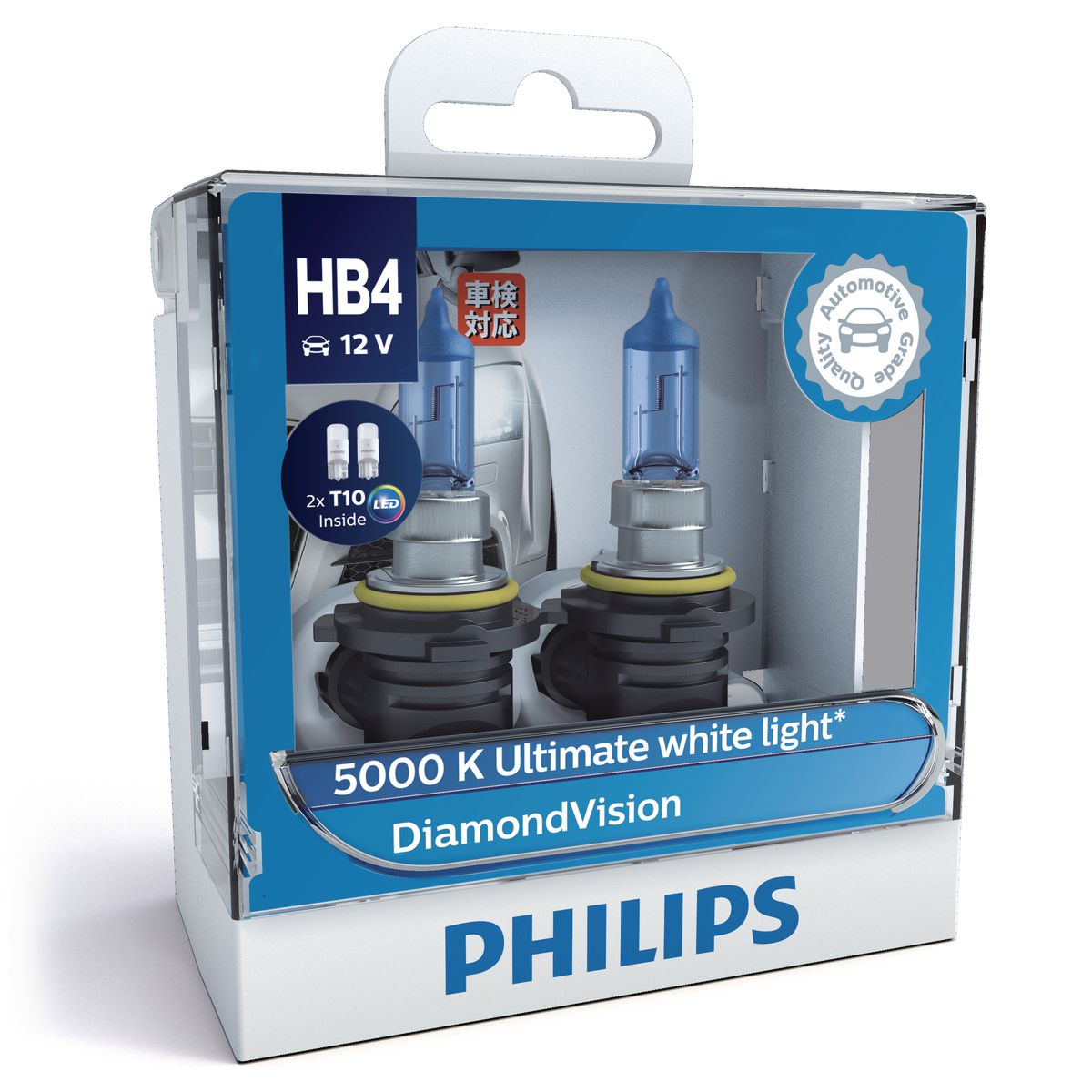 Philips 9006DVSL - Diamond Vision HB4 Globe P22D 12V 55W