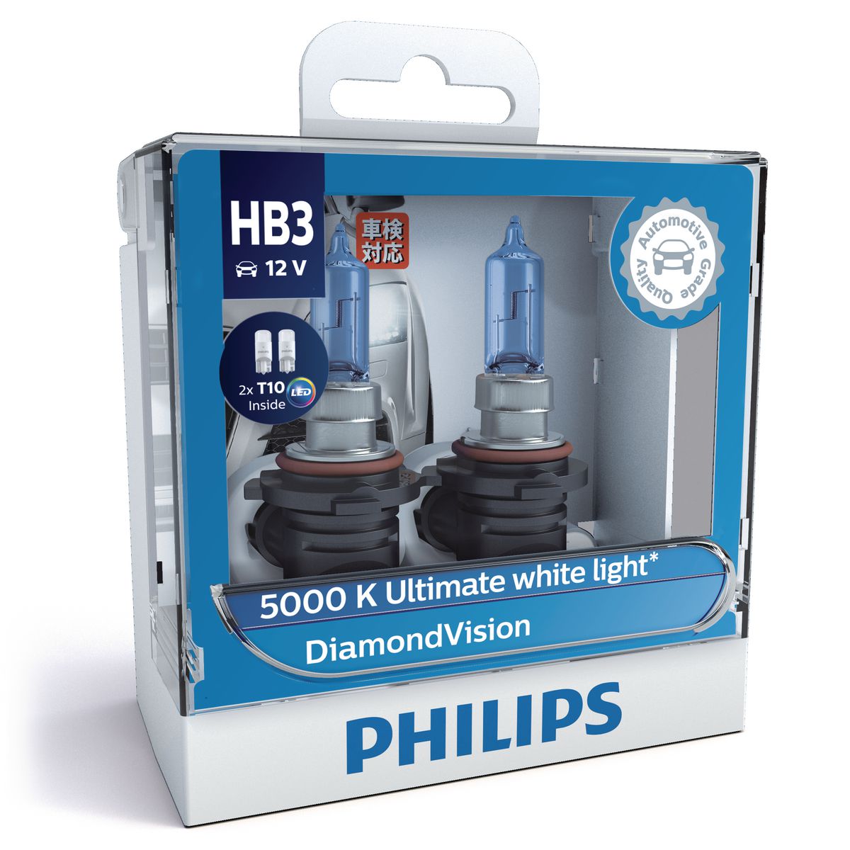 Philips 9005DVSL - Diamond Vision HB3 Globe P20D 12V 65W (2Pk)