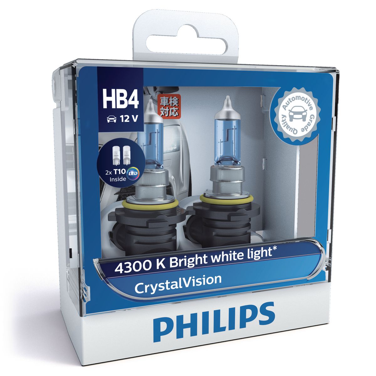 Philips 9006CVSL - Crystal Vision HB4 Globe P22D 12V 55W