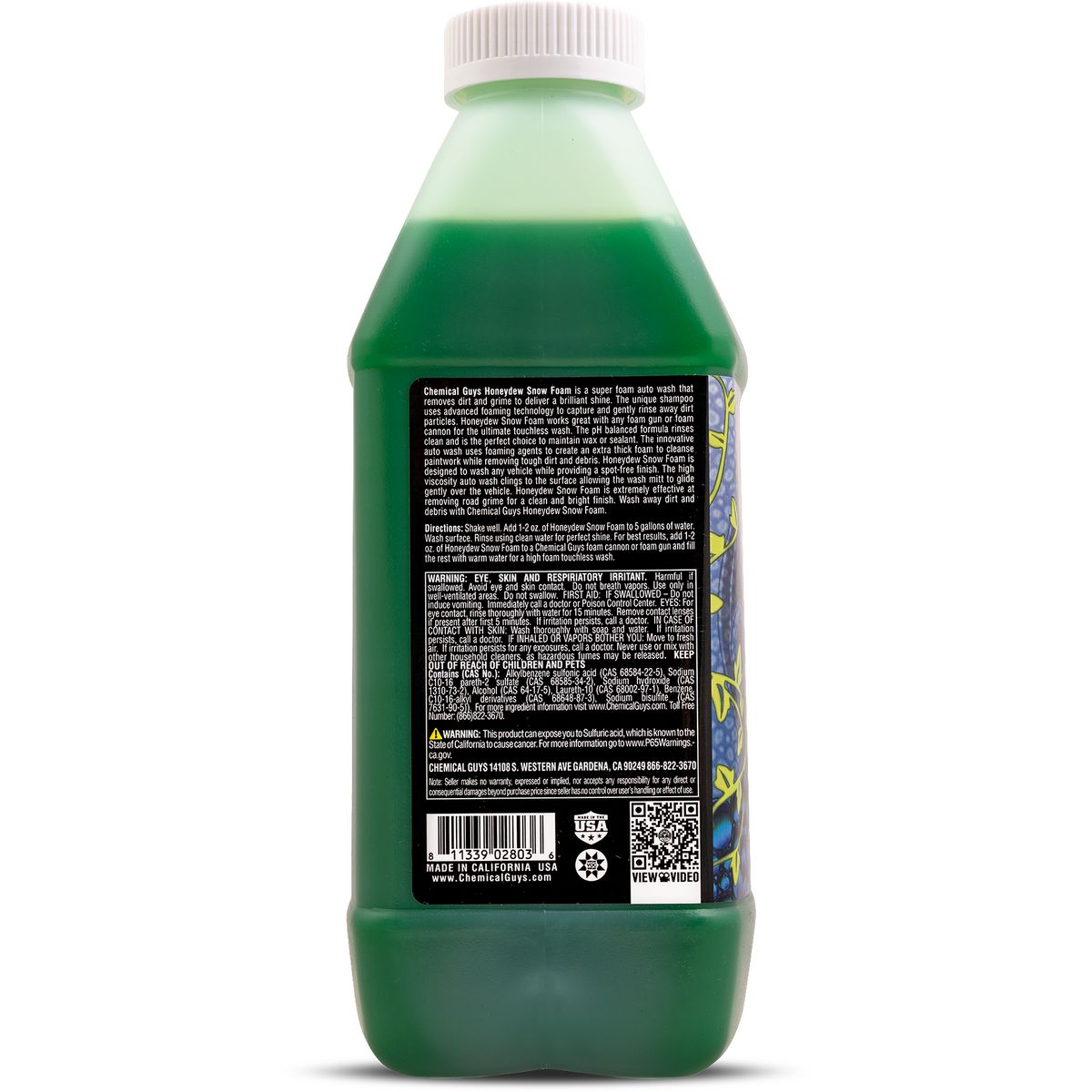 Chemical Guys Honeydew Snow Foam 1.9L CWS_110_64