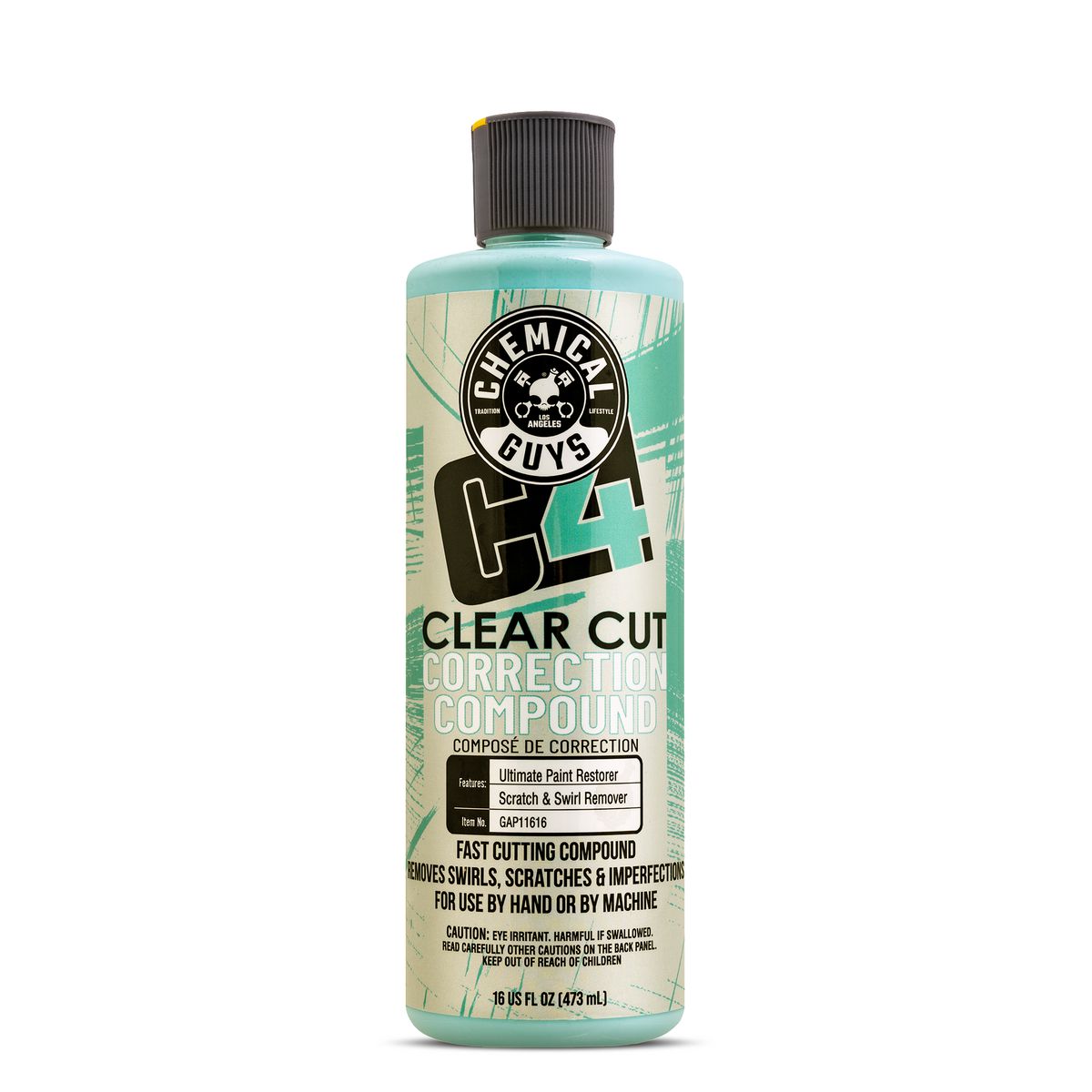 Chemical Guys C4 Clear Cut Correction Compound 473ml GAP11616