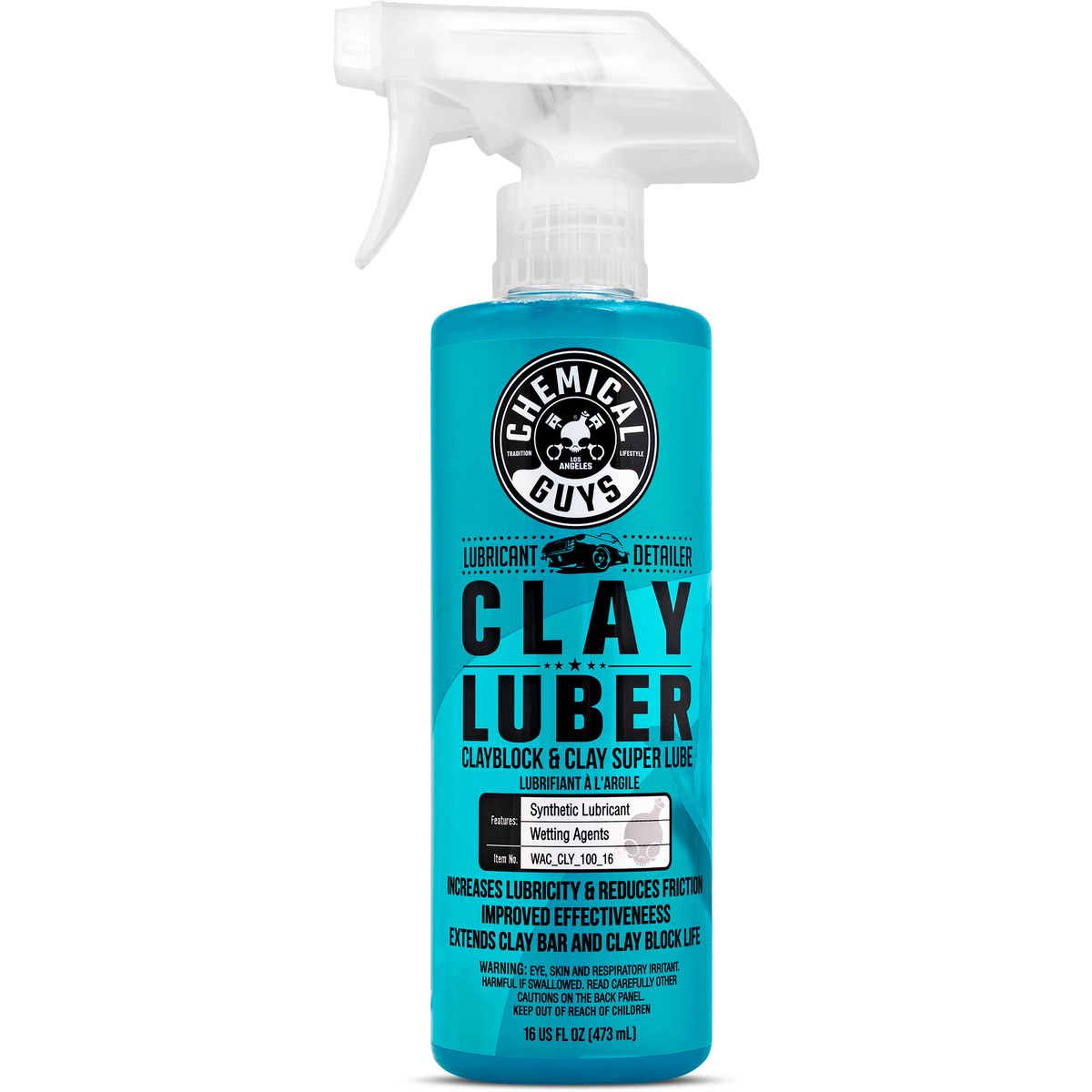Chemical Guys Clay Luber Synthetic Clay Bar Lubricant 473ml WAC_CLY_100_16