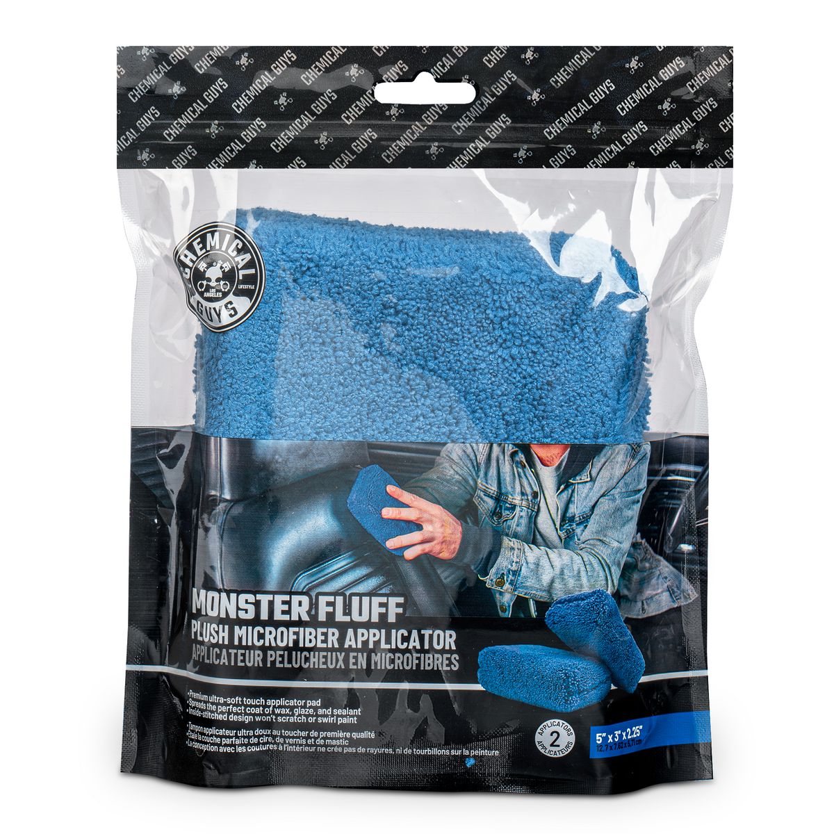 Chemical Guys Monster Fluff Applicator Pad 2pk MIC28602