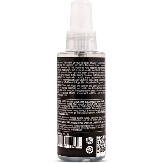 Chemical Guys Black Frost Air Freshener and Odour Eliminator 120ml AIR_224_04
