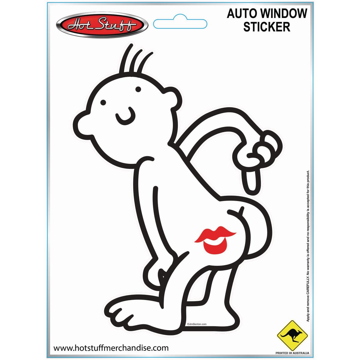 Hotstuff Hotstuff Auto Sticker - Kiss Mine SH2773
