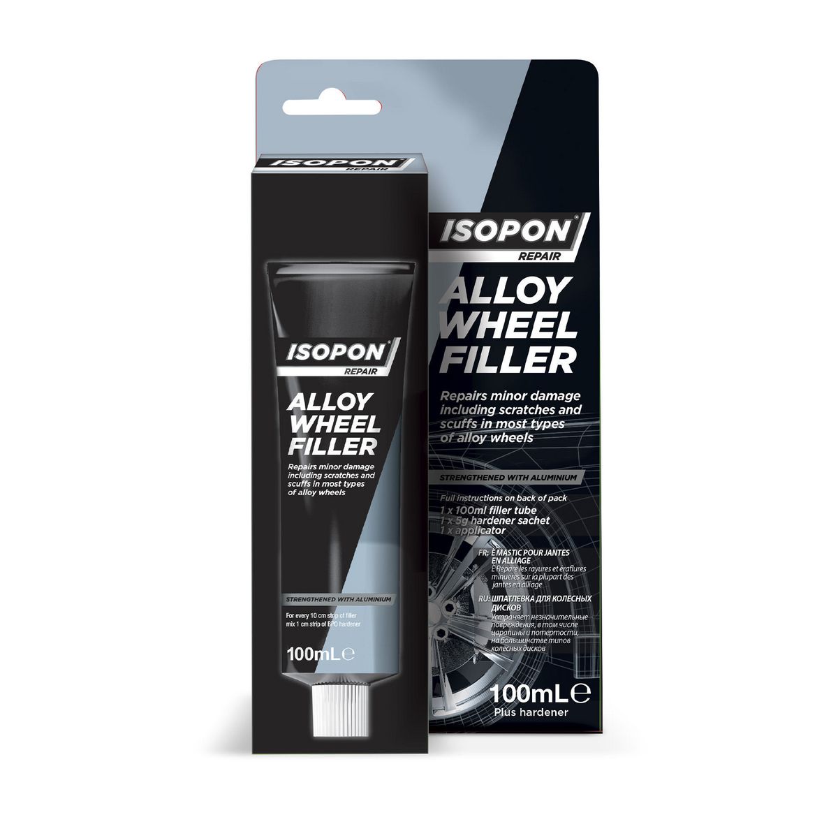 ISOPON Alloy Wheel Filler 100ml Tube ALWH/100