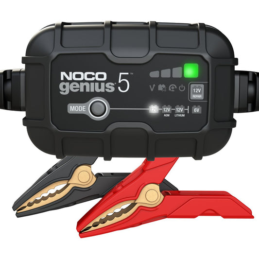 NOCO Battery Charger Genius 6V/12V 5 Amp GENIUS5AU