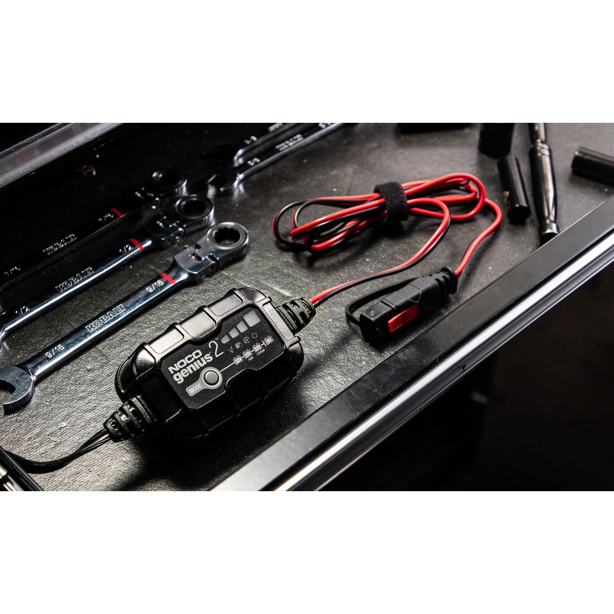 NOCO Battery Charger Genius 6V/12V 2 Amp GENIUS2AU