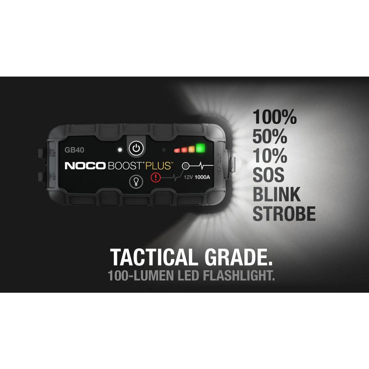 NOCO Boost Plus 1000A UltraSafe Lithium Jump Starter GB40