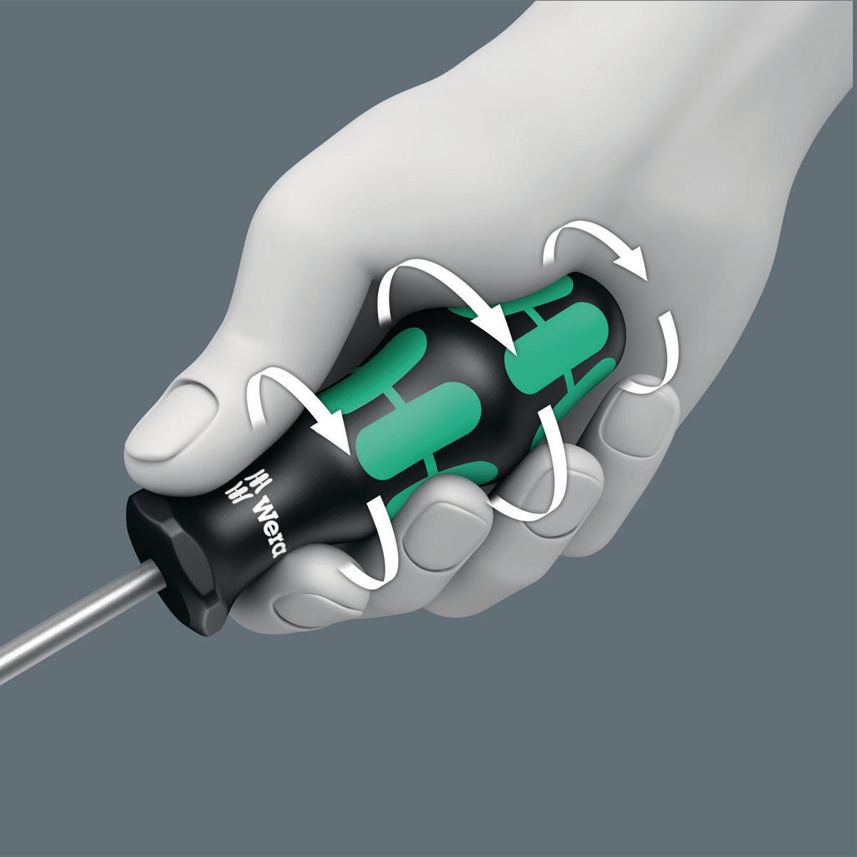 Wera Bitholding Screwdriver With Retaining Ring 1/4In WER051005