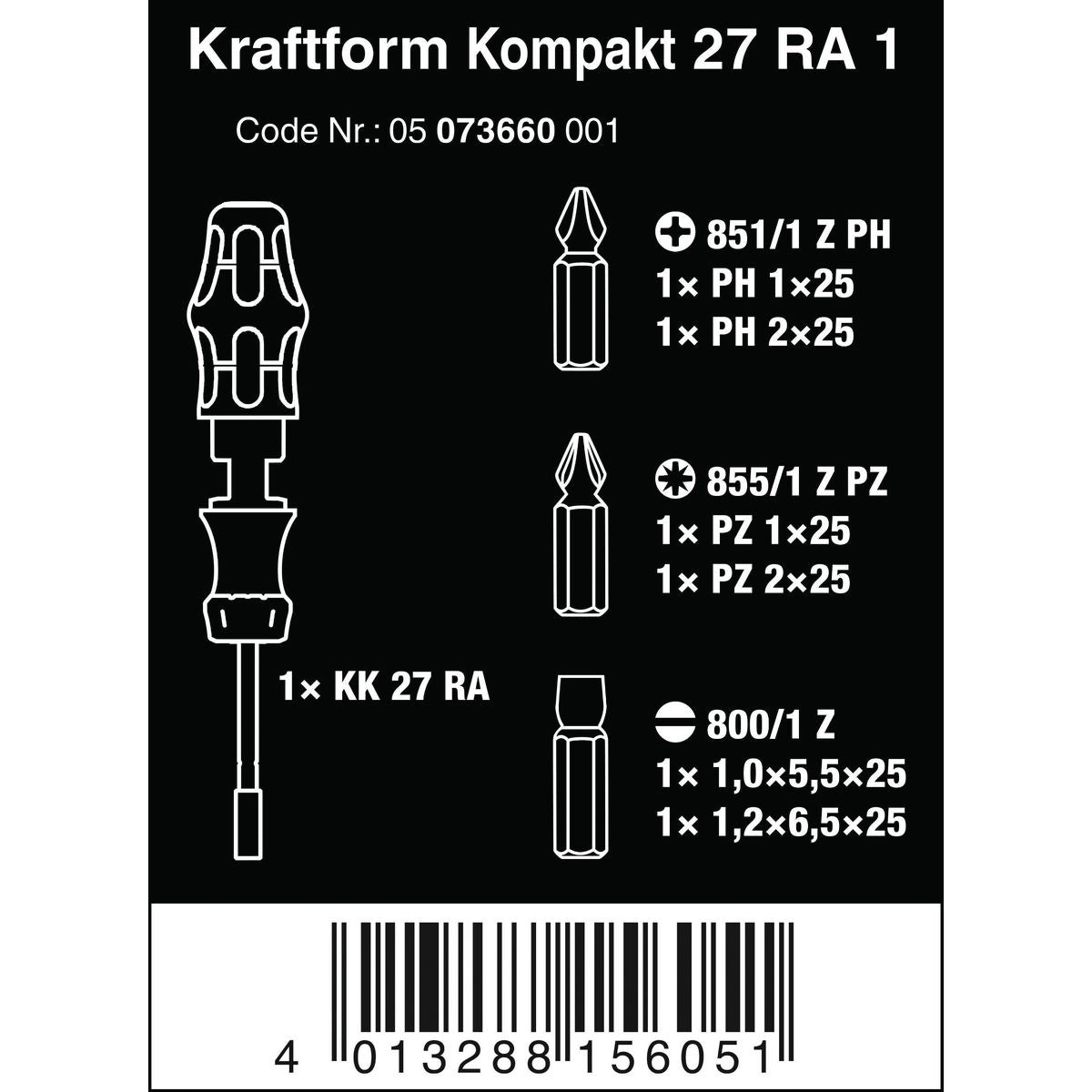 Wera Kraftform Kompakt 6 Piece Set WER073660