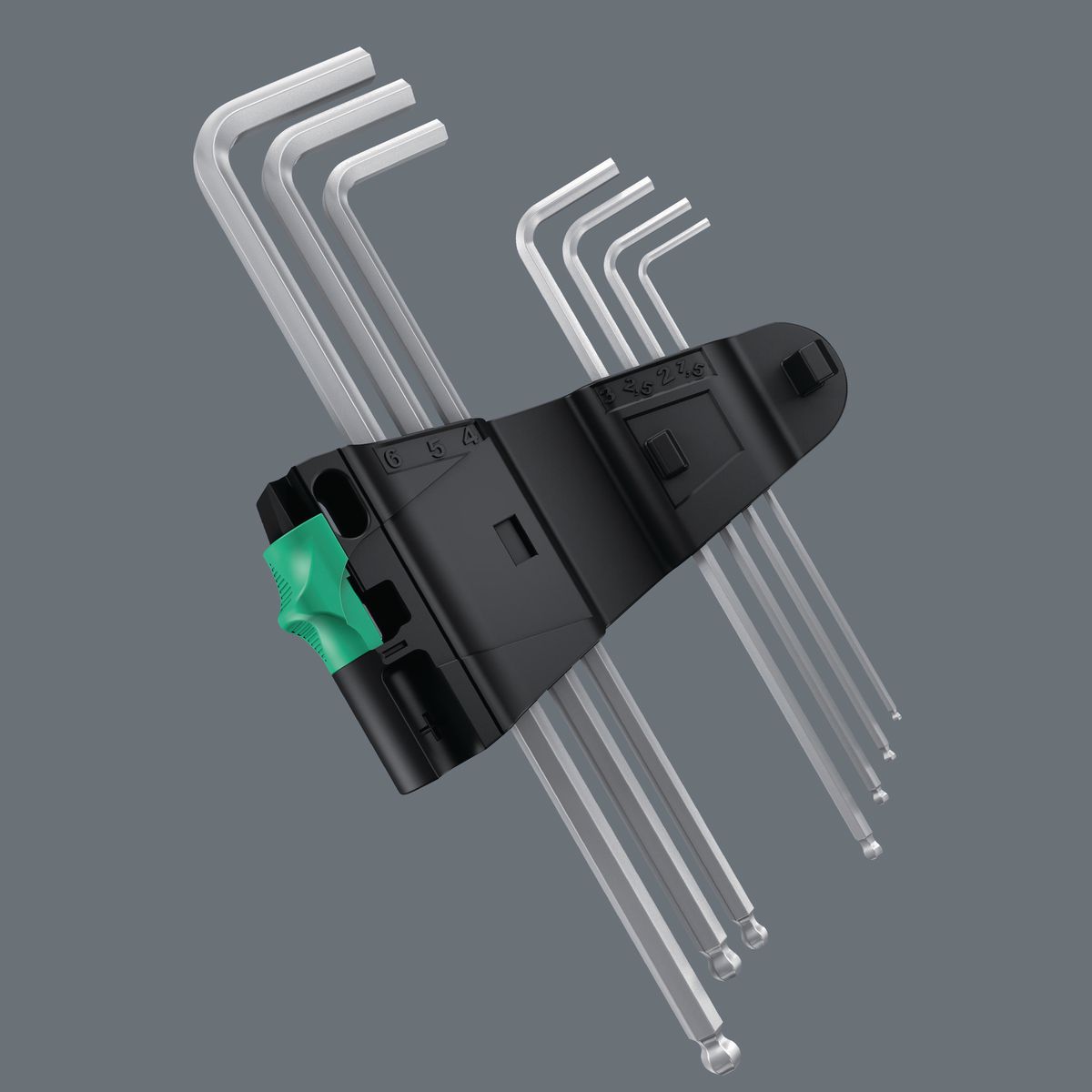 Wera Hex-Plus Stainless L-Key Set Metric 9 Piece WER073544