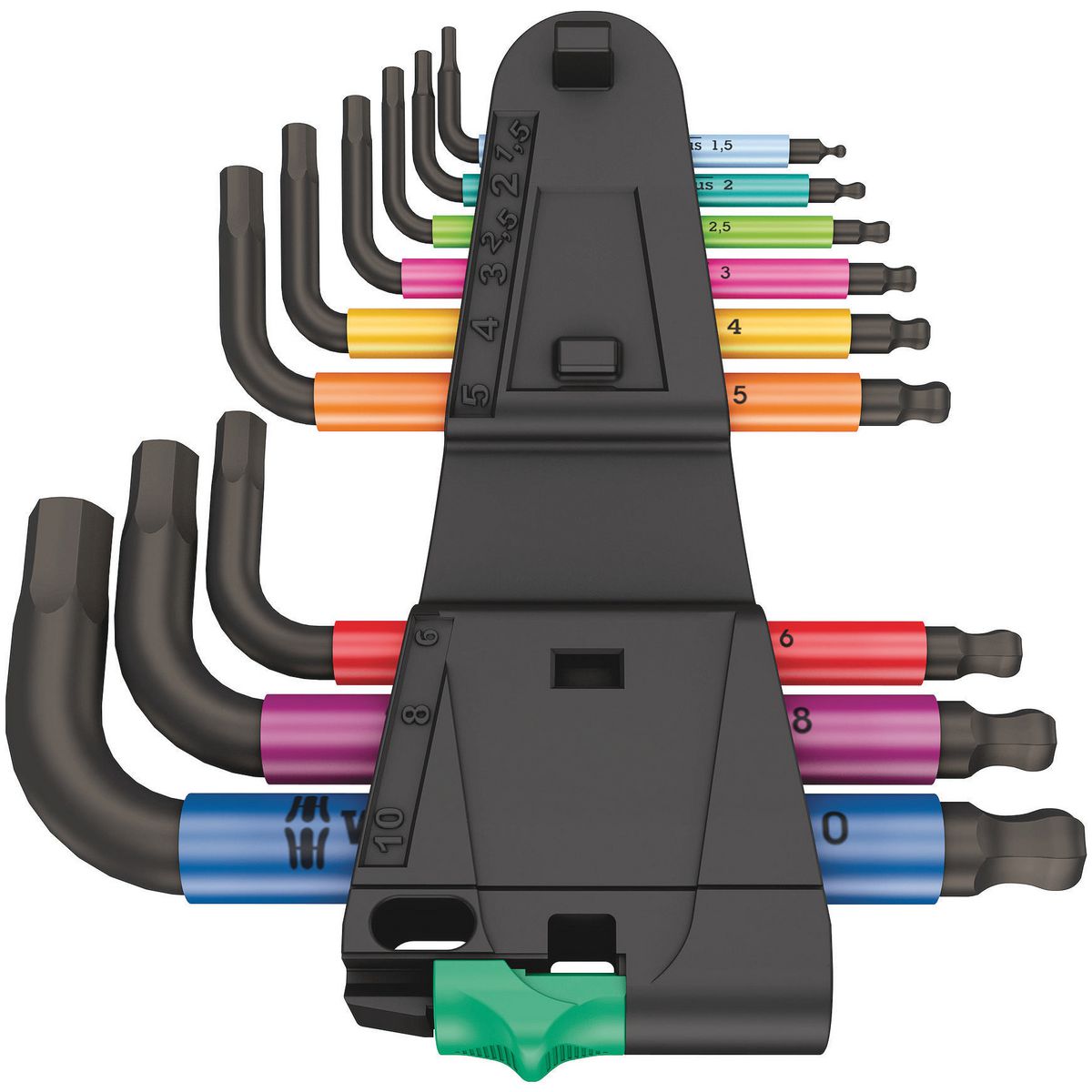 Wera Multicolour Metric Hex-Plus L-Key Set Metric WER133164