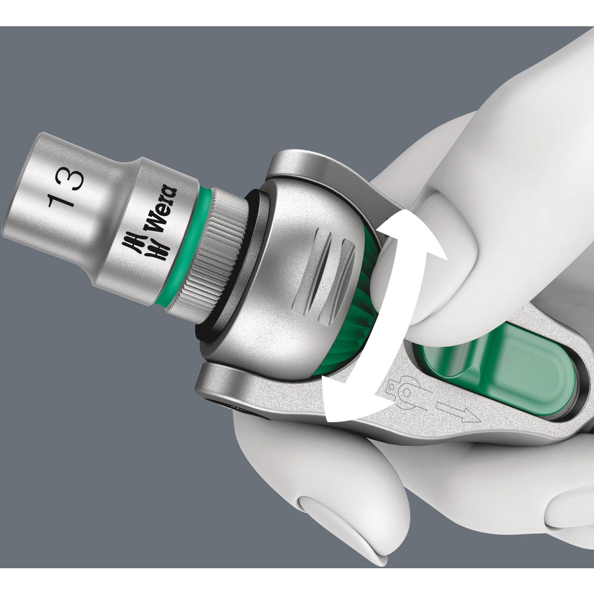Wera 8000 B Zyklop Speed Ratchet With 3/8In Drive WER003550