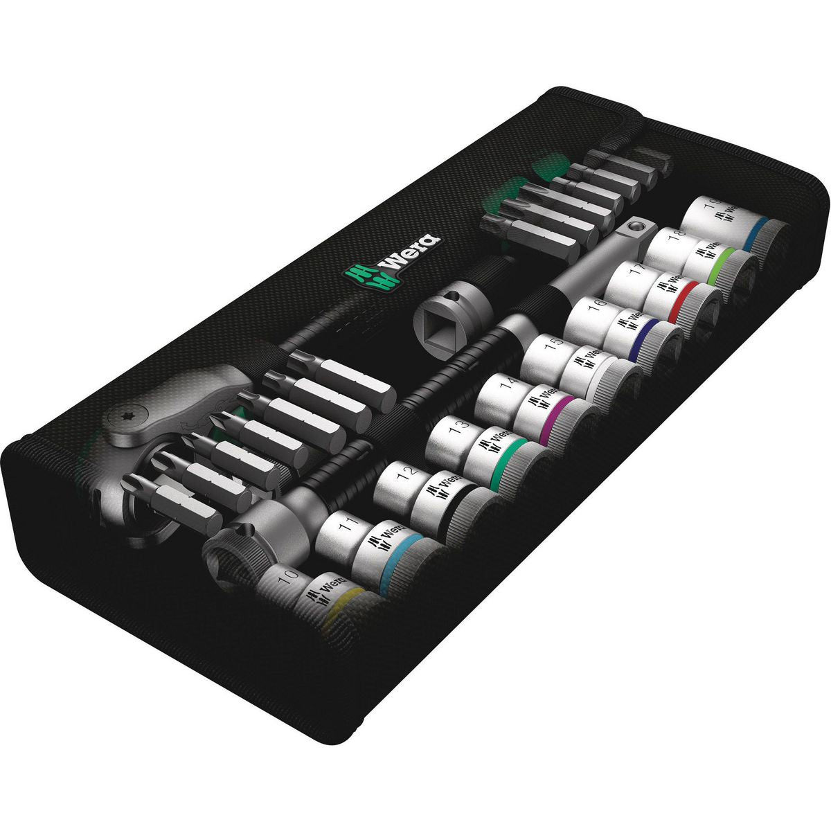 Wera 28 Piece Metric 1/2 Inch Bit & Socket Set WER004076