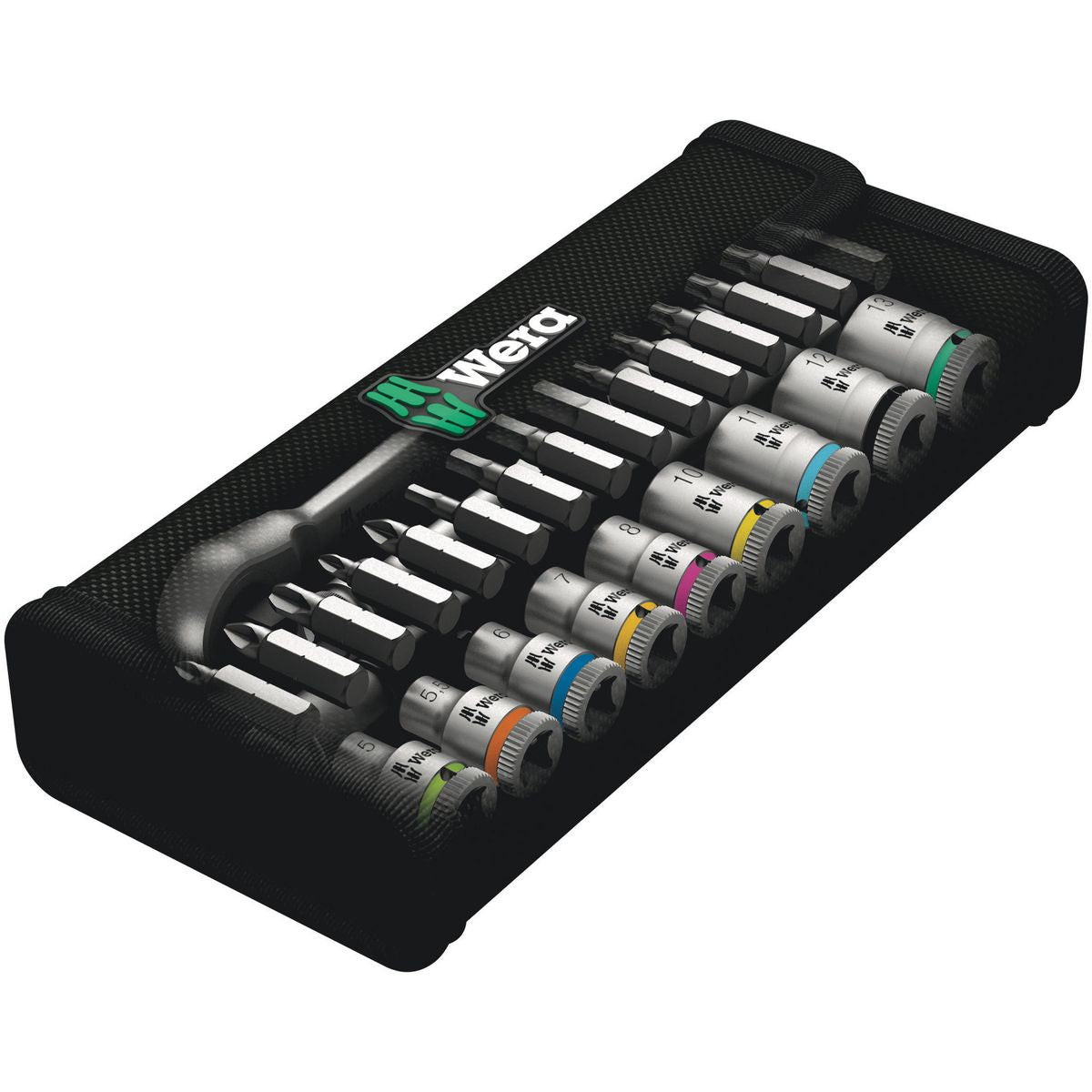 Wera 28 Piece Metric 1/4 Inch Bit & Socket Set WER004018