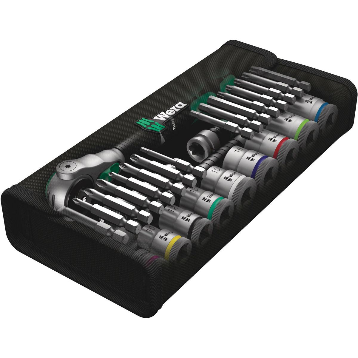 Wera 29 Piece Metric 3/8 Inch Bit & Socket Set WER004046