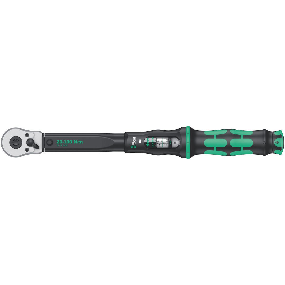 Wera Torque Wrench 20-100 Nm 3/8In Drive WER075611