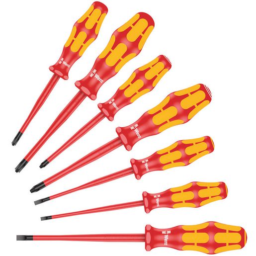 Wera 160 Kraftform Plus Series 100 Screwdriver Set 7 Piece WER135961
