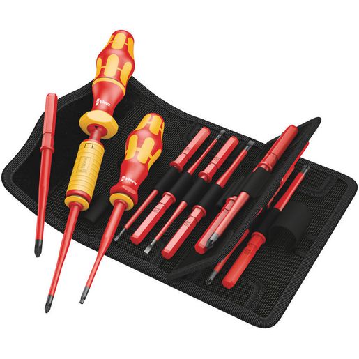 Wera Vde 16 Piece Adjustable Torque Screwdriver Set 1.2-3.0 Nm WER135906