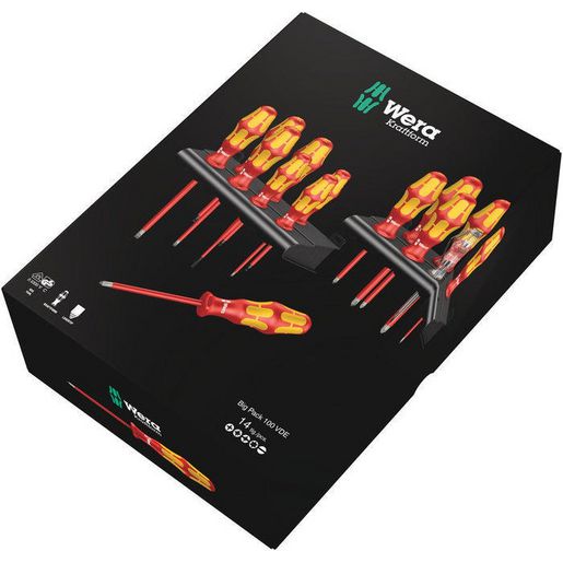 Wera Kraftform Big Pack 100 Vde 14 Piece WER105631
