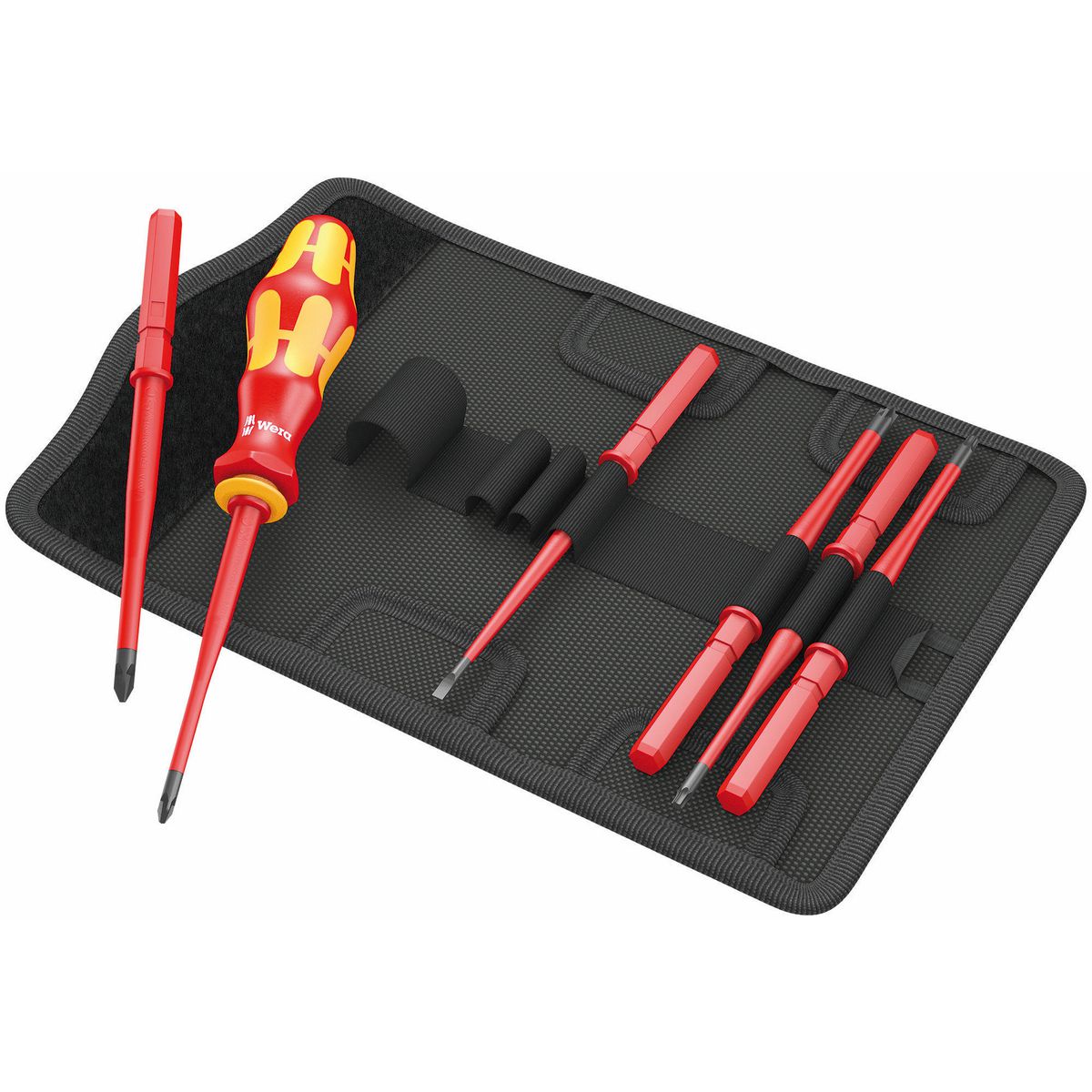 Wera 7 Piece Kraftform Interchangeable Vde Extra Slim Driver Set WER003475