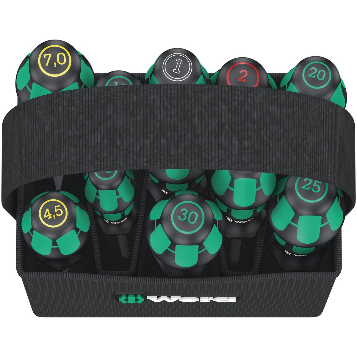 Wera Kraftform 2Go 11 Piece Screwdriver Set WER004313