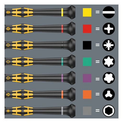 Wera Kraftform Micro Esd Precision Screwdriver Set WER134019