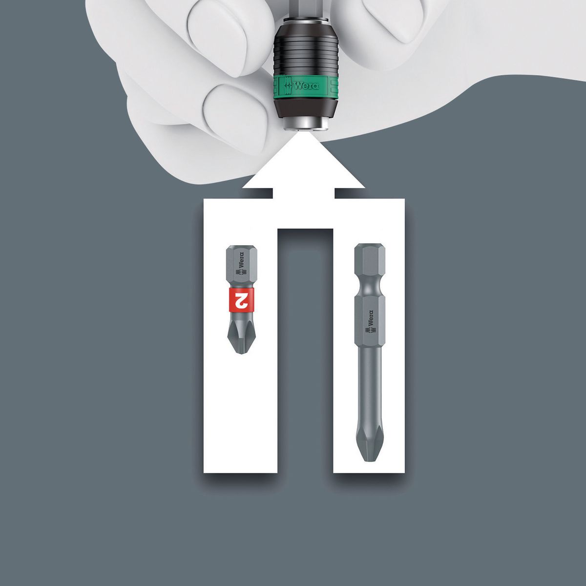 Wera Kraftform Kompakt 52 Piece Bits, Bit Holder And L Key Set WER057460