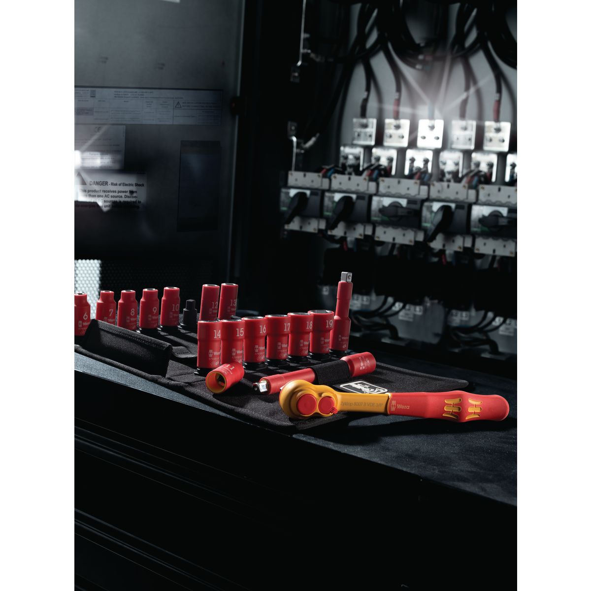 Wera Vde 3/8In Ratchet Set Metric 17 Piece WER004970