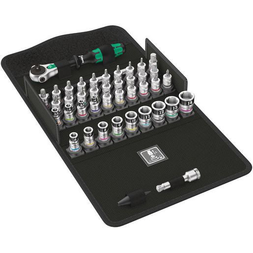 Wera 42 Piece Metric 1/4 Inch Speed Ratchet Socket Set WER003755