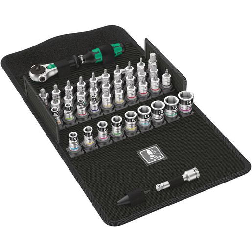 Wera 42 Piece Metric 1/4 Inch Speed Ratchet Socket Set WER003755