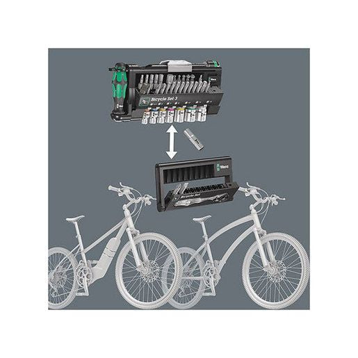 Wera Bicycle Set With Ratchet Bits And Sockets WER004172