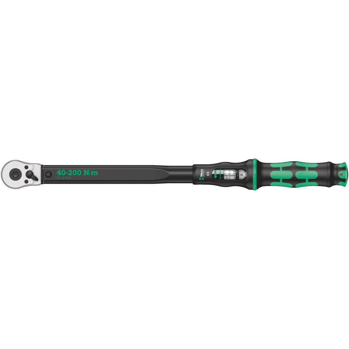 Wera Torque Wrench 40-200Nm 1/2In Drive WER075622
