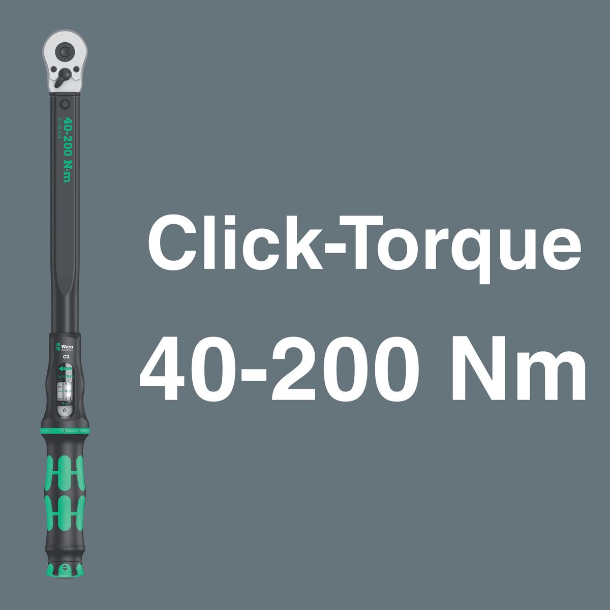 Wera Click-Torque Torque Wrench Set 13 Piece 40-200Nm 1/2In Drive WER075680