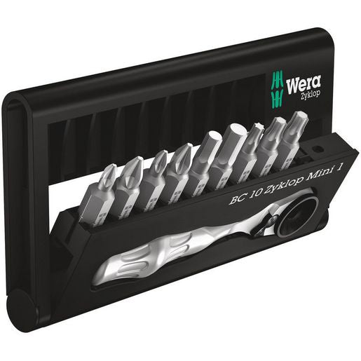 Wera Bit-Check 10 Zyklop Mini 10 Piece WER073645
