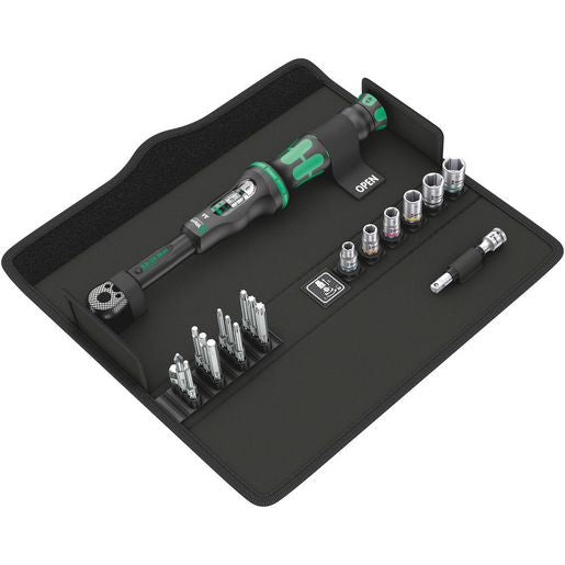 Wera Click-Torque Wrench Set 20 Piece 2.5-25Nm 1/4In Drive WER130110