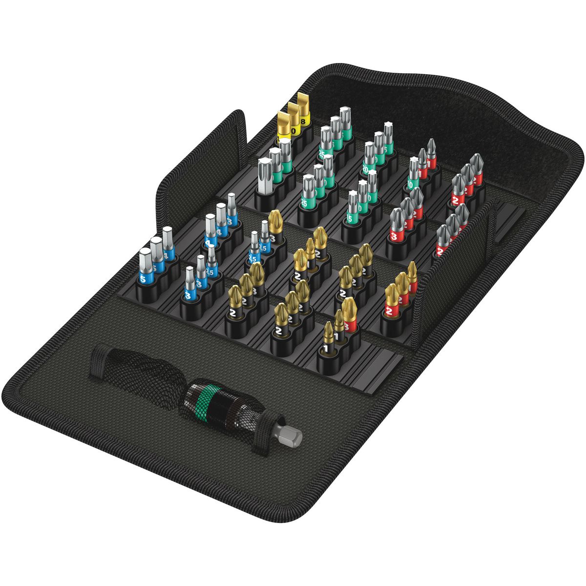 Wera Bit-Safe Insert Bit Set 61 Piece WER057441