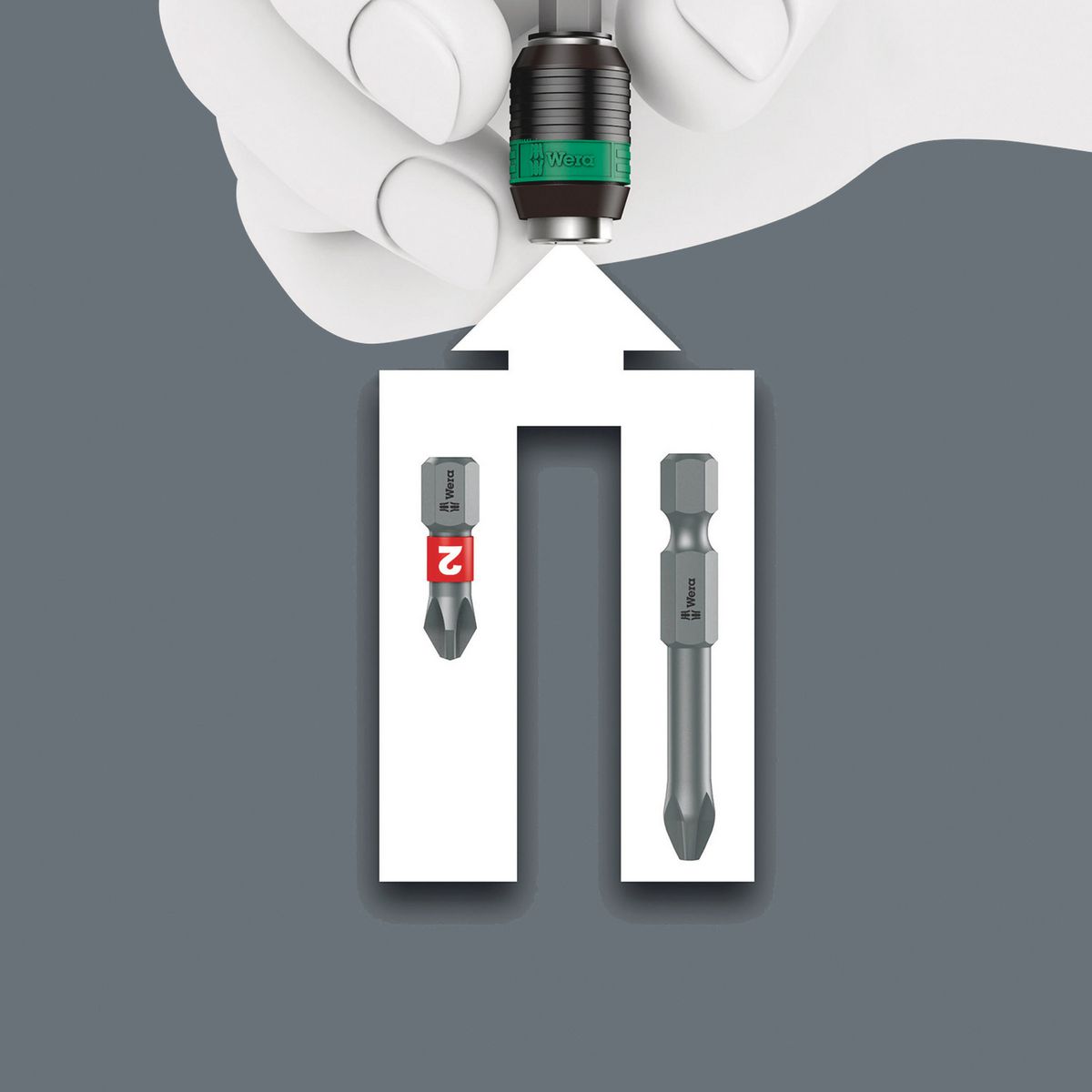 Wera Bit-Safe Insert Bit Set 61 Piece WER057441