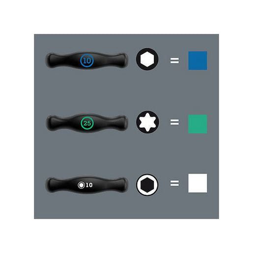 Wera T-Handle Hex-Plus Driver 7 Piece Set WER023450