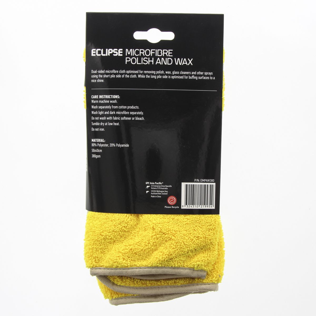Eclipse Polishing Microfibre Cloth 380Gsm EMPAW380