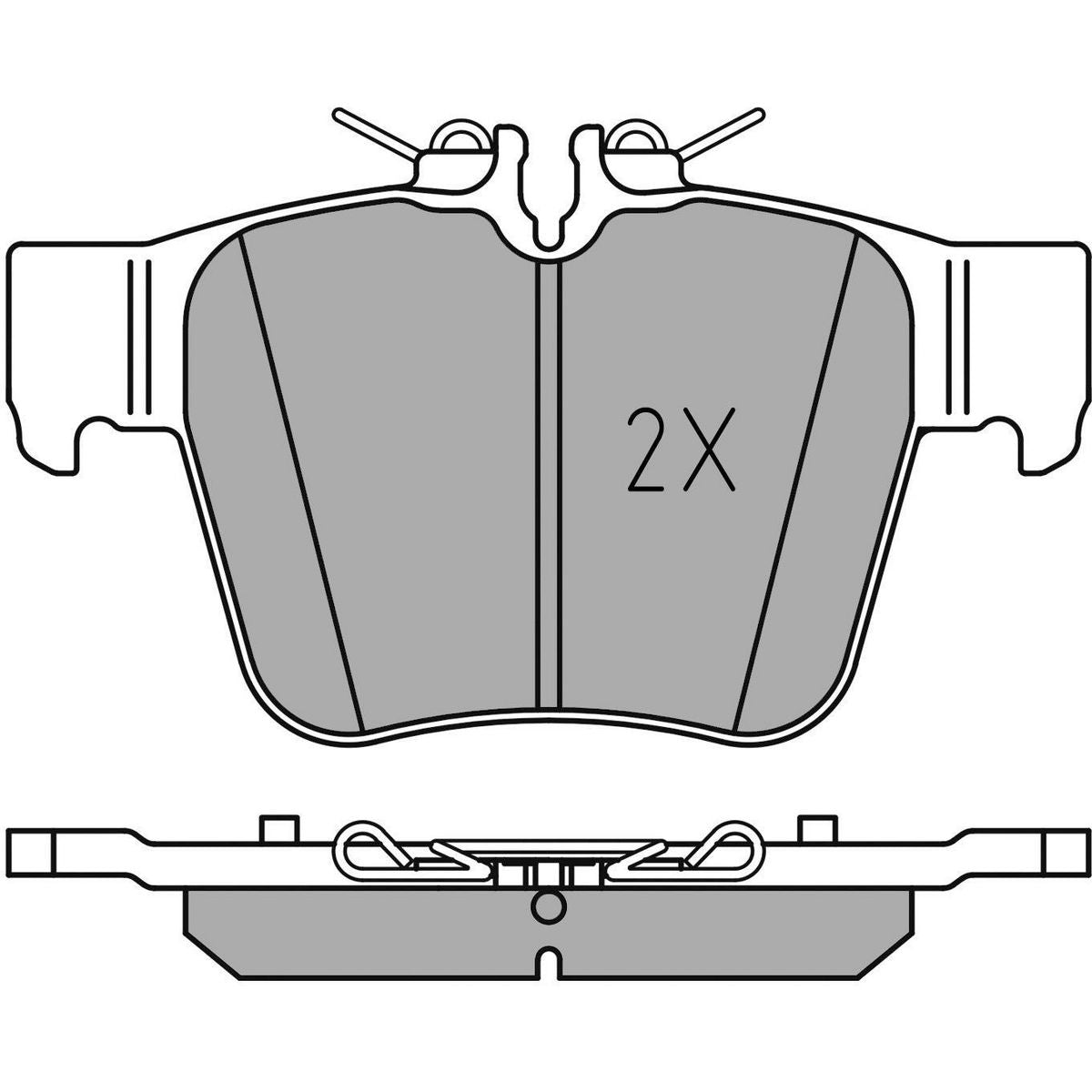 MEYLE Brake Pad Set 025 224 2316/PD