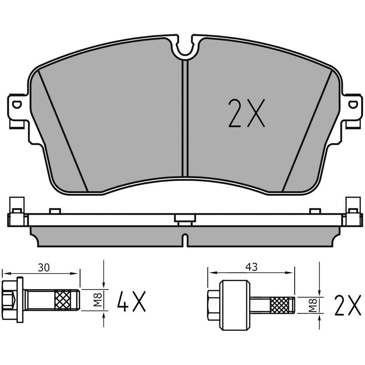 MEYLE Brake Pad Set 025 224 8517/PD