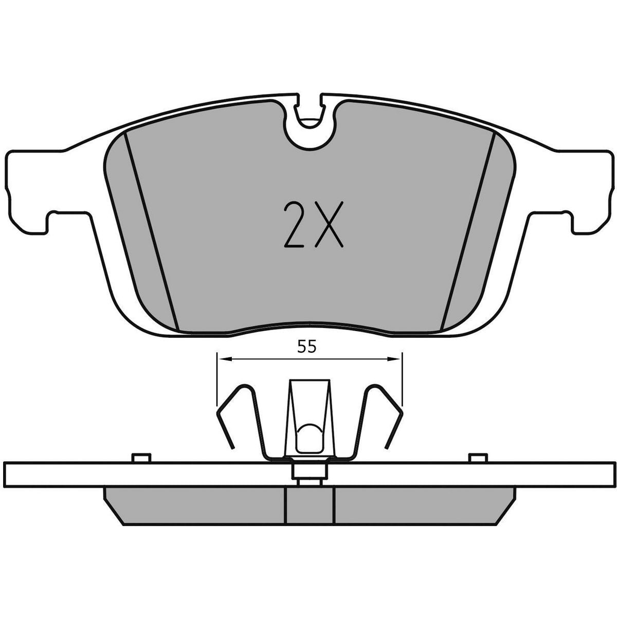 MEYLE Brake Pad Set 025 223 8619/PD